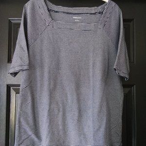 Navy and white stripped t-shirt